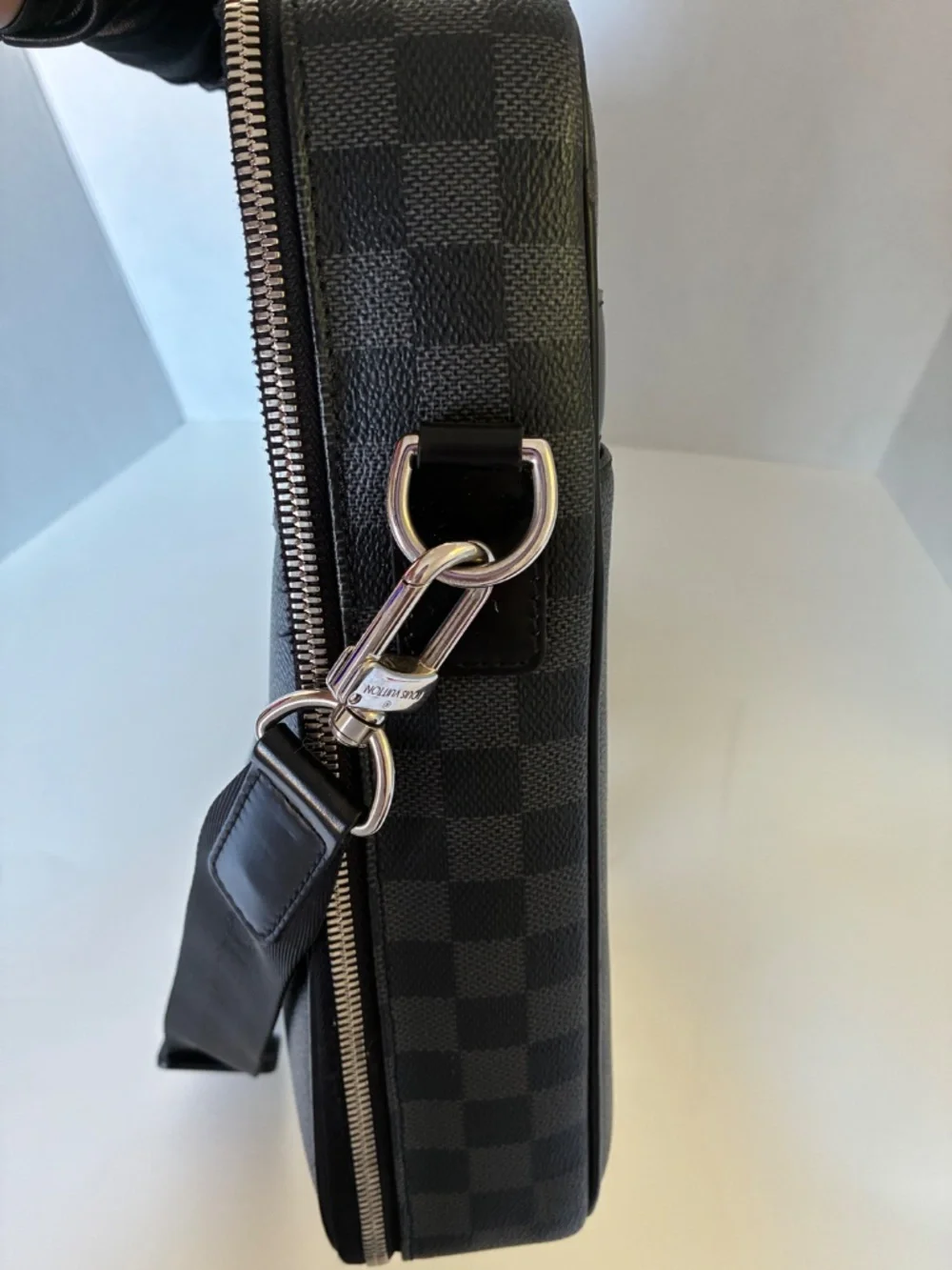 Louis Vuitton Briefcase N58030 Steve Damier Graphite Black